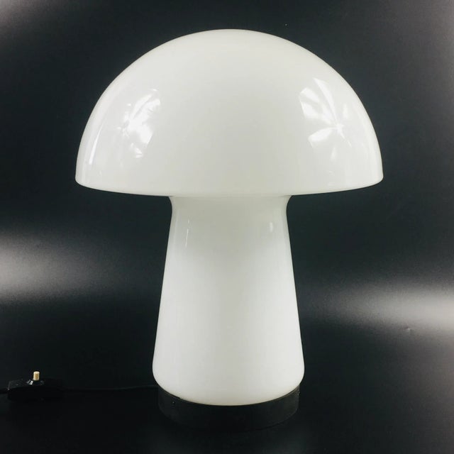 Large Model 6060 Mushroom Table Lamp from Glashütte Limburg, Germany, 1970s For Sale - Image 6 of 12