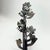 Hand Forged Iron Wall Art Scroll (54cm) Antique Copper & Green Patina Grapevine Motif For Sale - Image 14 of 17