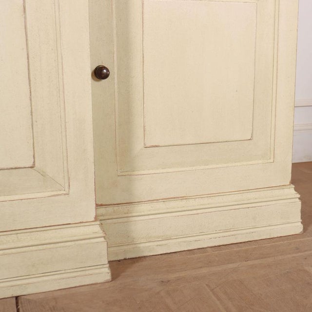 Vintage English Breakfront Bookcase, 1990s For Sale - Image 6 of 12