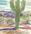 Grace Spongberg (American, 1906-1992) "By the Mission" oil pastel on paper, titled and estate stamp on reverse. Grace...