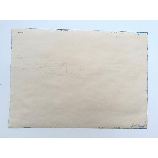 Plastic Amanda Andersen, Wireframe Blue Candy, 2020, Gouache & Acrylic on Paper For Sale - Image 7 of 10