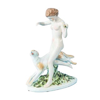 Art Deco Porcelain Figure, 1930s For Sale