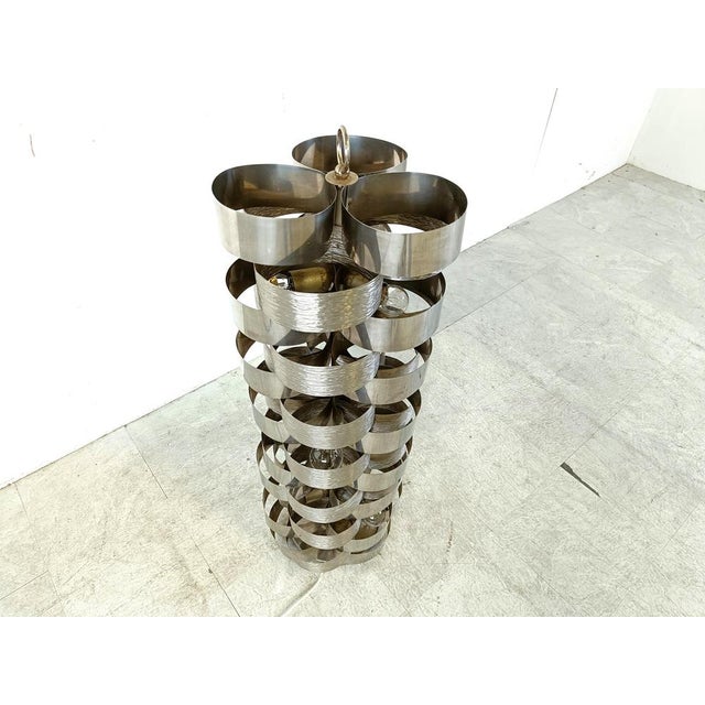 Vintage Floor Lamp attributed to Gaetano Sciolari, 1970s For Sale - Image 6 of 12