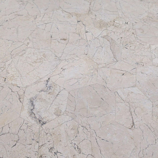 Brass Maitland Smith Marble Top Console Table For Sale - Image 8 of 11