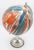 Abstract Vintage Abstract Art Globe For Sale - Image 3 of 9