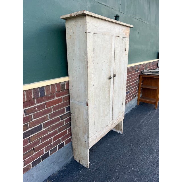 Wood 19th Century Primitive Pine Jelly Cupboard For Sale - Image 7 of 12