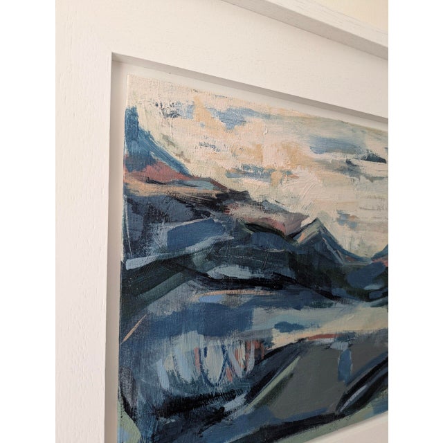 Contemporary 'Chasing After the Wind' Original Modernist Abstract Acrylic Painting by British Artist Frances Daws, Framed For Sale - Image 6 of 9