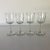 1990s 1990s Clear Glass Wine Goblets- Set of 4 For Sale - Image 5 of 5