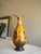 Vintage decorative vessel in a sculptural pitcher form, crafted from bentwood with hand-painted droplet motifs and natural...
