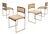 SQ-AL Dining Chairs, 1970, Set of 4 For Sale