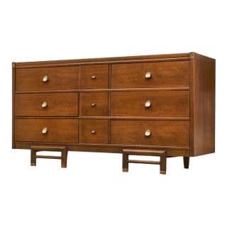 Mid 20th Century Modern by Morris Nine Drawer Dresser For Sale