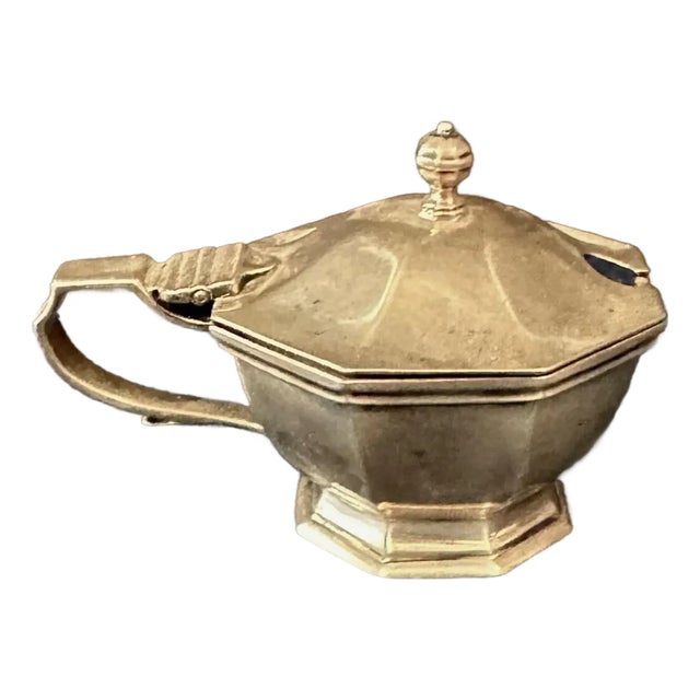 Mid 20th Century Tiffany & Co. Sterling & Glass Server For Sale