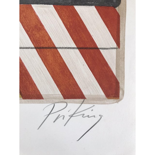 Franz PRIKING 1929-1979 After the Storm, 1972 Original lithograph on Arches paper Signed in pencil at the bottom right...