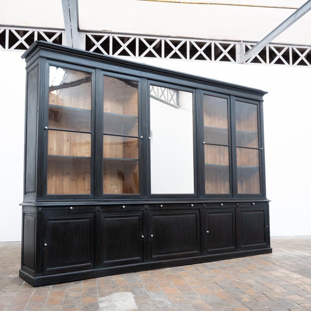 20th Century Wooden Bookcase, 1900 For Sale - Image 11 of 12
