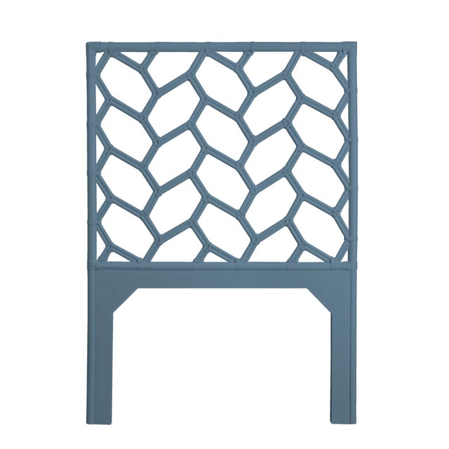 Not Yet Made - Made To Order Silas Platform Bed Twin - Regatta Blue For Sale - Image 5 of 12