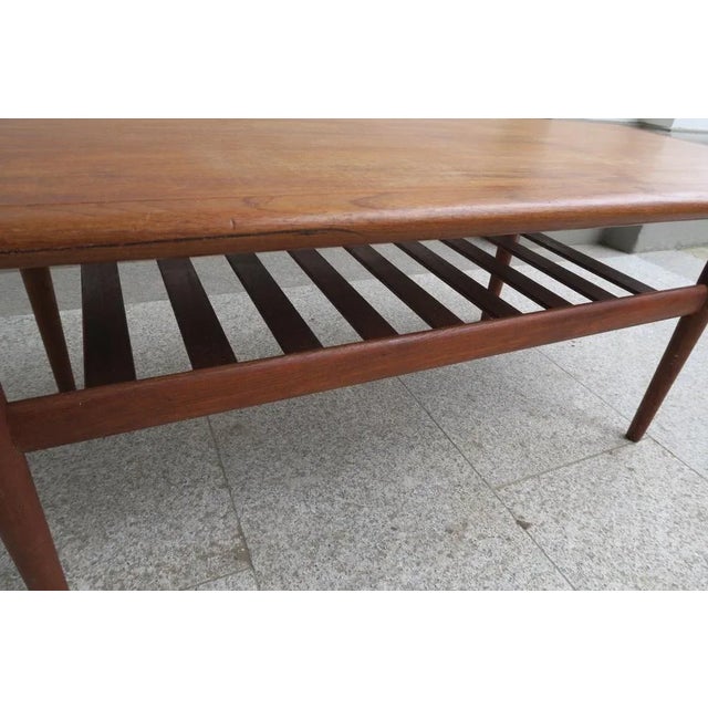 Wood Vintage Danish Coffee Table by Grete Jalk for Glostrup, 1960s For Sale - Image 7 of 9