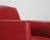 Pair of Italian Art Deco Style Red Leather Lounge Armchairs For Sale - Image 15 of 18