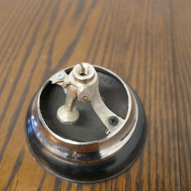 Art Deco Chrome Courtesy Counter Top Bell, 1920s For Sale - Image 4 of 7