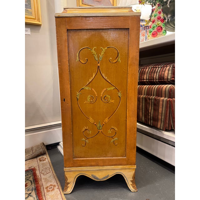 Vintage Decorated Parlor Cabinet For Sale In Boston - Image 6 of 8