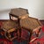 Brown Vintage Rattan & Bamboo Hexagonal Nesting Tables – Set of 3 (Newly Refinished) For Sale - Image 8 of 12