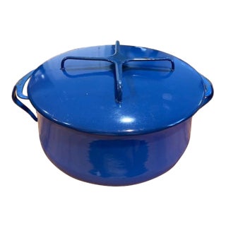 1960s Dansk Kobenstule Blue Pot For Sale