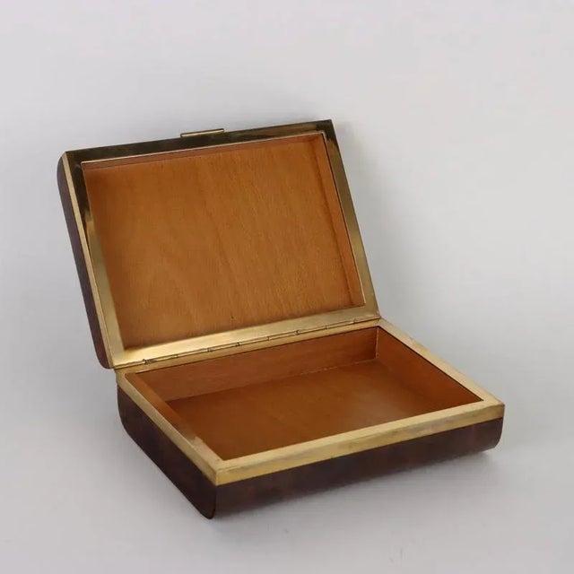 Maple & Walnut Burl Box For Sale - Image 3 of 9