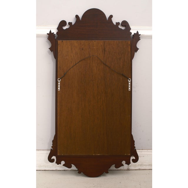 Mahogany Chippendale Style Hanging Mirror For Sale - Image 10 of 10