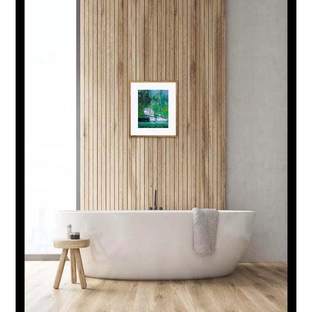 Contemporary Noyo Harbor Boats Impressionist Oil Painting For Sale - Image 3 of 6