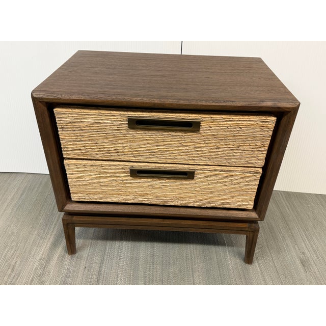 Design Plus Gallery presents the Gemma Nightstand from Brownstone Furniture. This bed side table used a mix of materials...