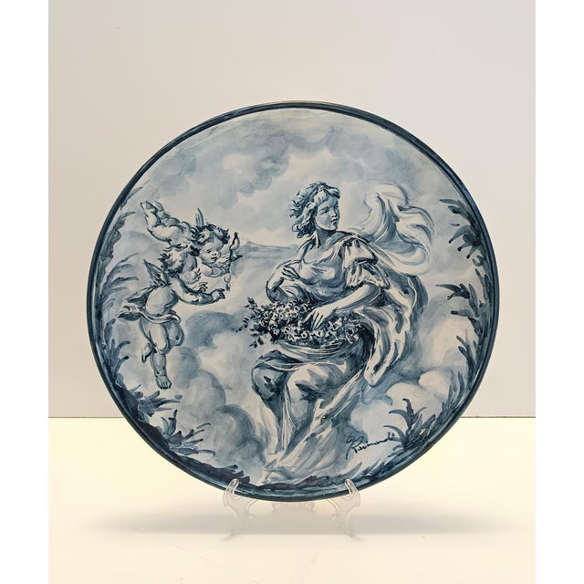 Ceramic Decorative Plate by Giacomo Raimondi for Albisola, Italy, 1960s For Sale - Image 11 of 11