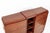 Antique Art Deco Tall Mahogany Wood Storage Cabinet or Bar Cabinet 1940s For Sale - Image 11 of 17