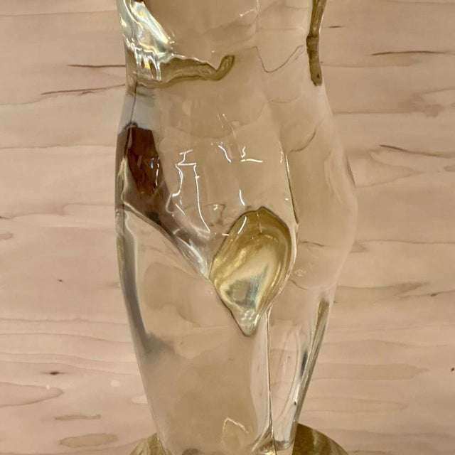 'Venus De Milo' Nude Murano Glass Sculpture / Statue, Italian Mid-Century Modern For Sale - Image 10 of 13