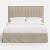 Cloth & Company Stoffer Home x Cloth & Company Maura Slipcover Bed in Jane Stripe Burlap - Full/Double For Sale - Image 4 of 6