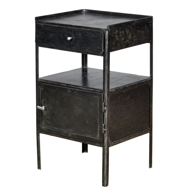 Iron Bedside Table, 1910s For Sale