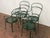 Francois Carre Iron Sunburst Garden Chairs, Set of Four For Sale In New York - Image 6 of 18