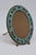 Antique Italian Floral Micro Mosaic Miniature Oval Picture Frame - Early 20th Century With Brass Rope Edging For Sale - Image 12 of 18