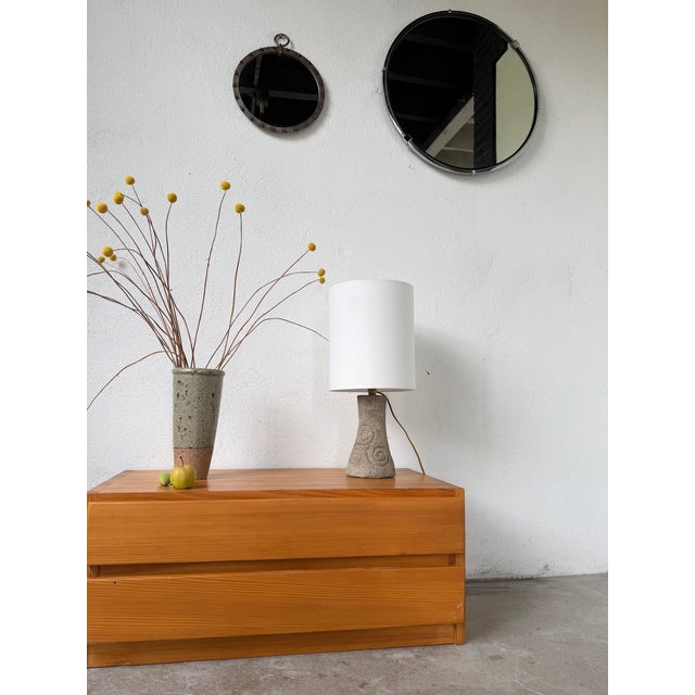 1970s Vintage Carved Stone Table Lamp, 1970s For Sale - Image 5 of 18