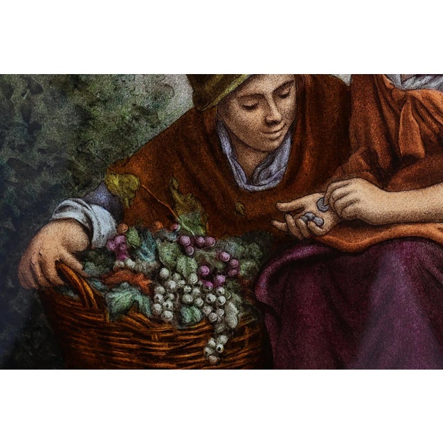 After Bartolomé Esteban Murillo, Figures, 1890s-1910s, Stained Glass Panel For Sale - Image 5 of 11