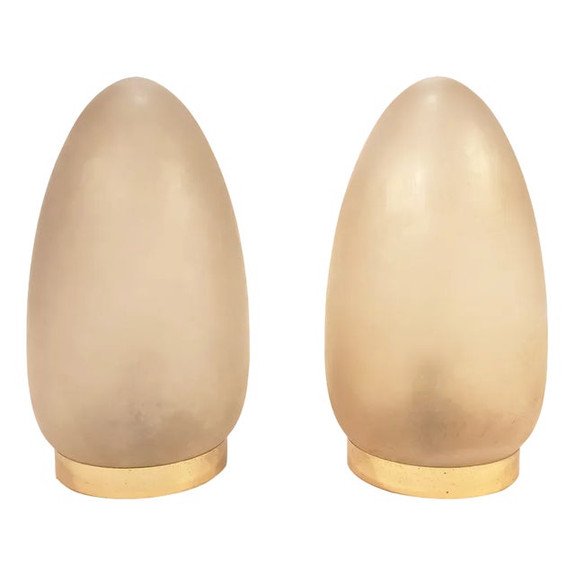 Crystal Table Lamp, 1970s, Set of 2 For Sale