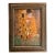 Gustav Klimt Vintage 1995 Poster of "The Kiss" by Top Art Milano, Framed Reproduction For Sale