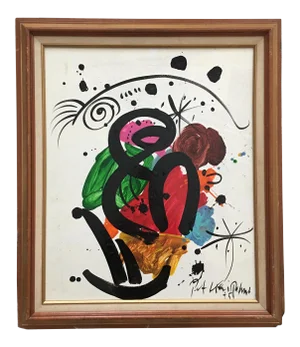 Abstract Expressionist Peter Keil Original Oil Painting