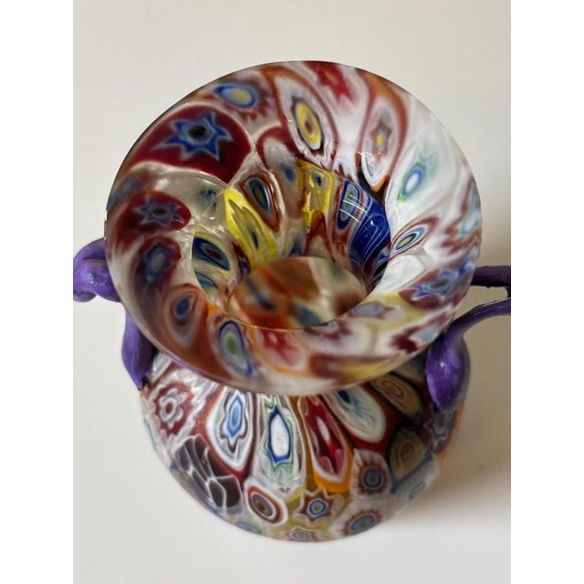 Vintage Vase in Murano Glass from Fratelli Toso, 1920 For Sale - Image 11 of 12