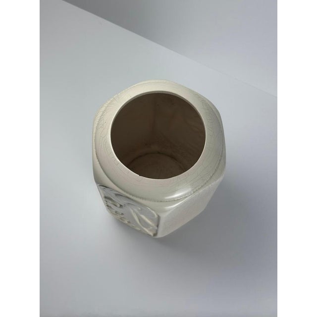 Art Deco French Vase in Glazed Earthenware from Orchies, 1930s For Sale - Image 3 of 11