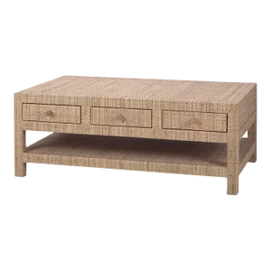 Natural Rattan Coffee Table