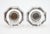 Vintage cabinet or drawer knobs made of clear glass with an octagon shape and brass shanks. Mounting screws are included....