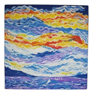 Abstract Painting, Oil on Canvas