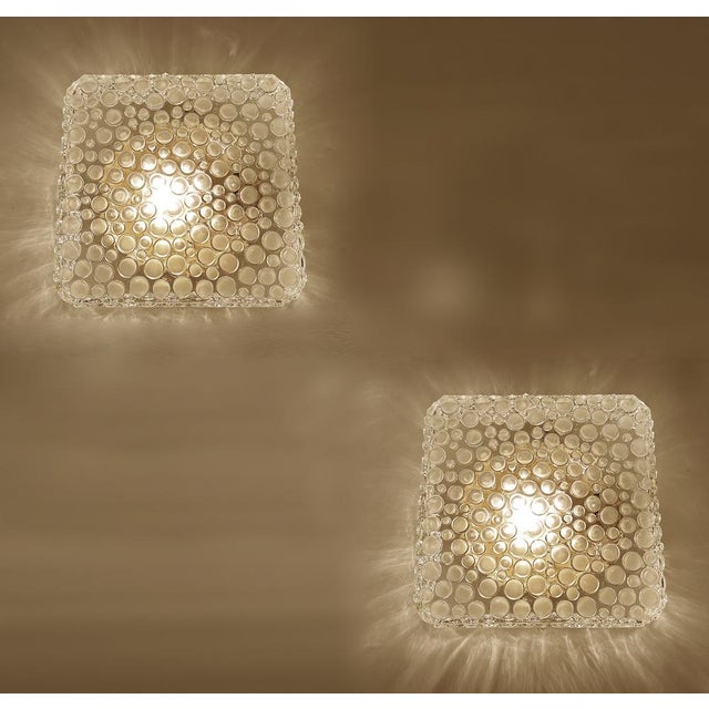 Vintage Bubble Glass Flush Mount from Erco, 1970s For Sale - Image 4 of 16