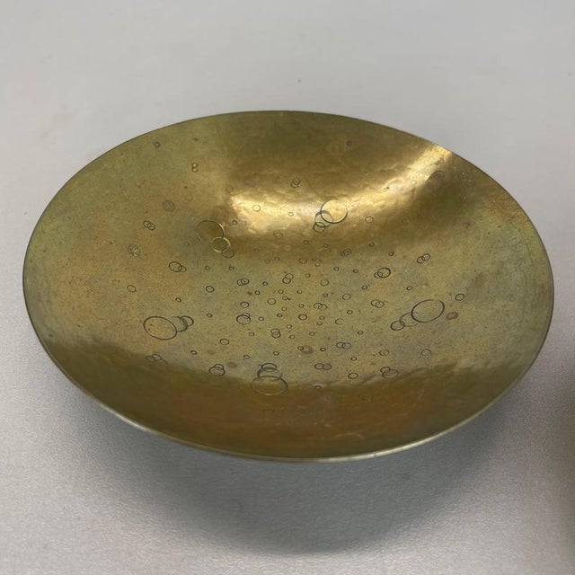 Bauhaus Brass Shell Plates from Hayno Focken, Germany, 1950s, Set of 2 For Sale - Image 14 of 18