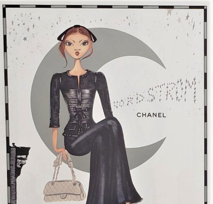 2001 Vintage Fashion Print for Chanel by R. Toledo | Chairish