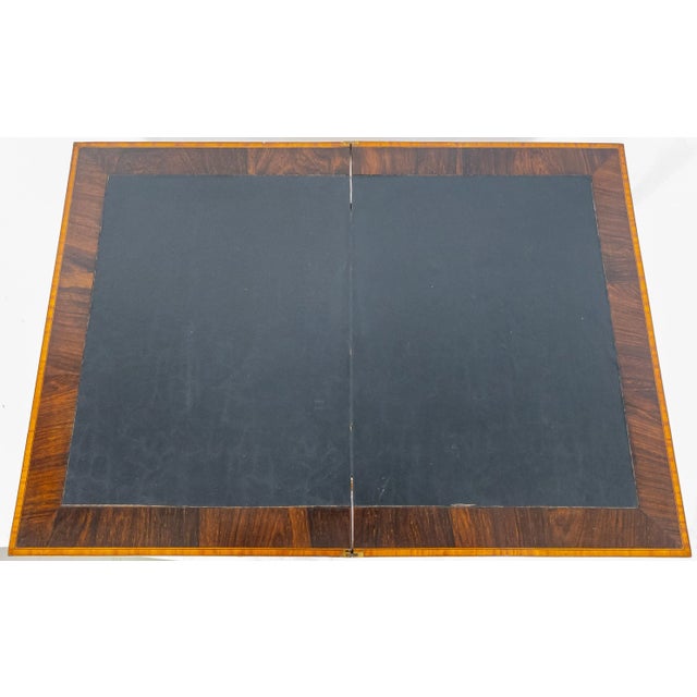 19th Century 19th Century Austrian Biedermeier Satinwood Veneered Single Drawer End or Side Table For Sale - Image 5 of 12